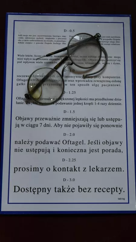 połamane okulary